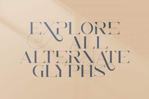 Unreal Serif Font  11