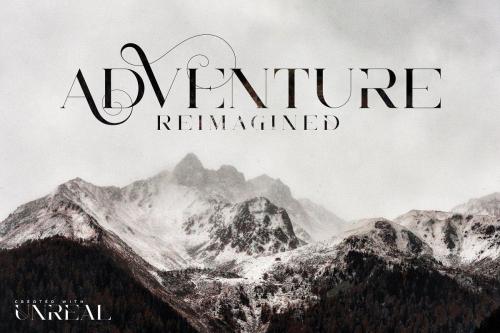 Unreal Serif Font  2