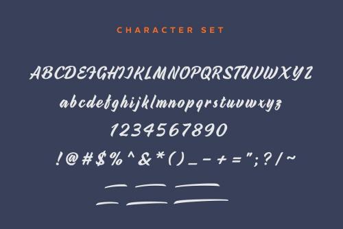 Urbax Script Font 7