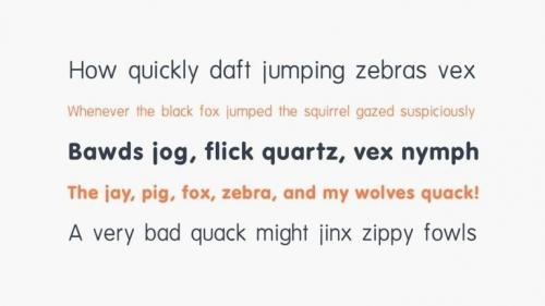 Vaga Round Bold Sans Font 1