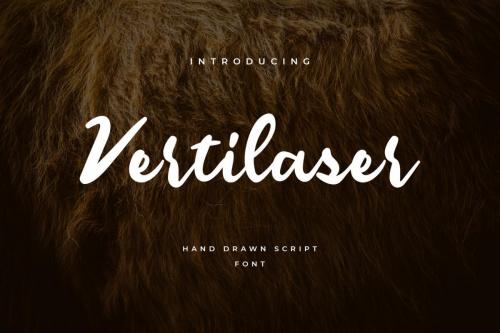 Vertilaser Hand Drawn Script Font 1