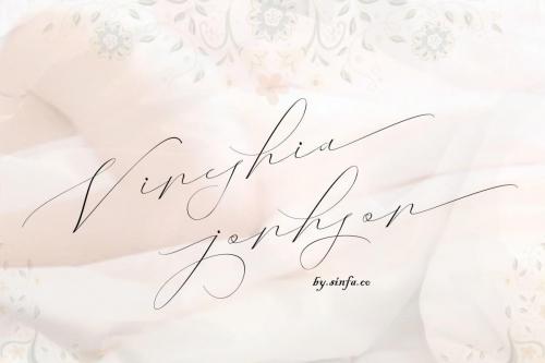 Vineshia Jonhson Handwritten Font 10