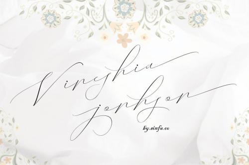 Vineshia Jonhson Handwritten Font 11