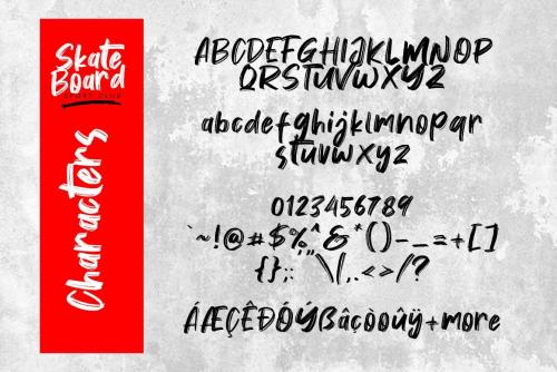 Vontens Brush Font 5