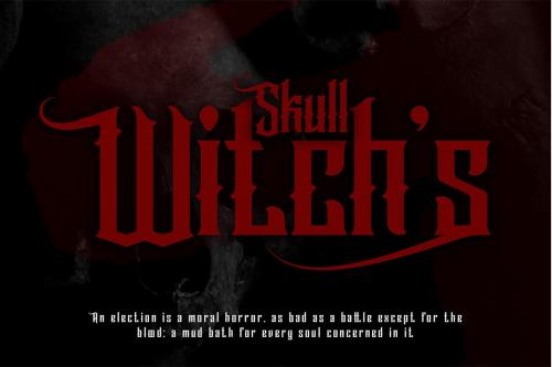 Wallrous Blackletter Tattoo Typeface 1