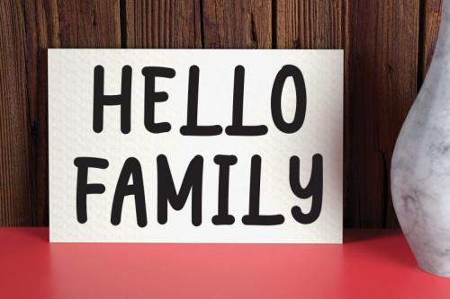 Welcome December Display Font 1