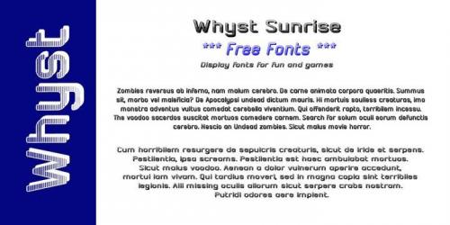 Whyst Sans Serif Font 3
