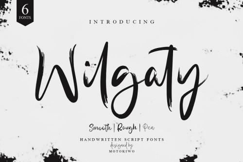 Wilgaty Brush Font