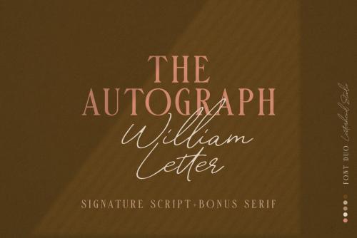 William Letter Signature Font 1