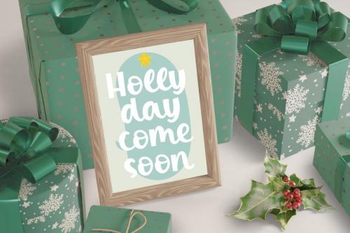Winter Candle Bold Script Font  2