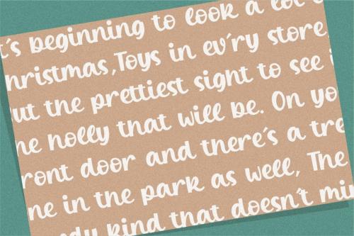 Winter Candle Bold Script Font  4