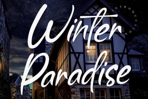 Winter Paradise Script Font