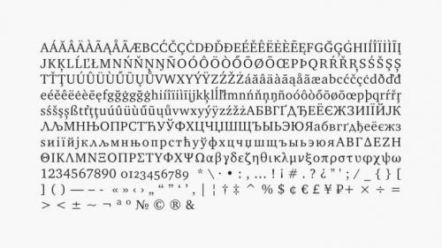 XCharter Serif Font Family  2