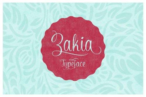 Zakia Script Font 1