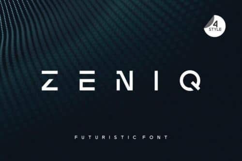 Zeniq Modern Sans Display Font 1