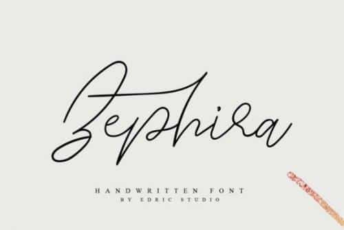 Zephira Font 10