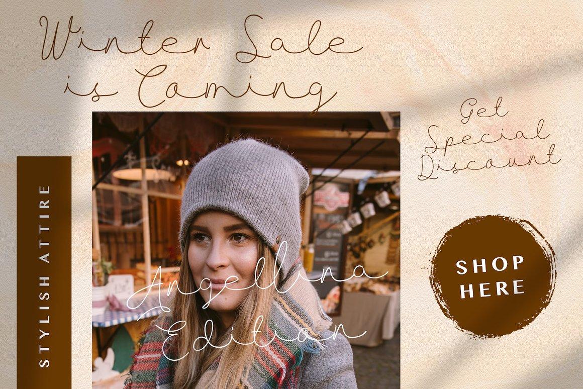 Allise Signature Script Font 8