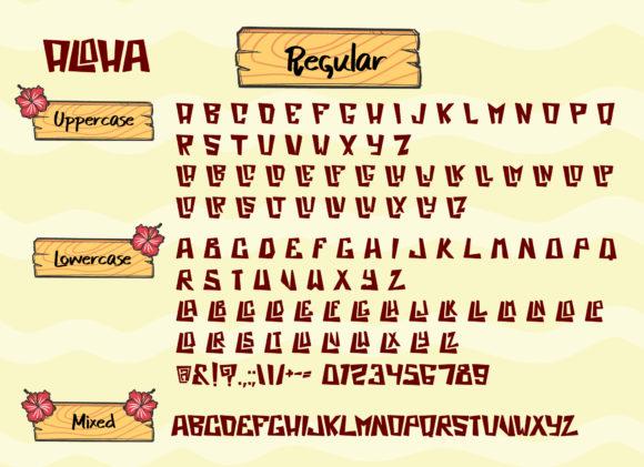 Aloha Font 2