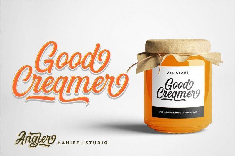 Angler Modern Script Font 1