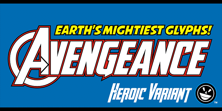 Avengeance Heroic Avenger Font 1