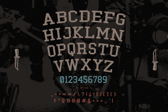 Black Milk Font 3