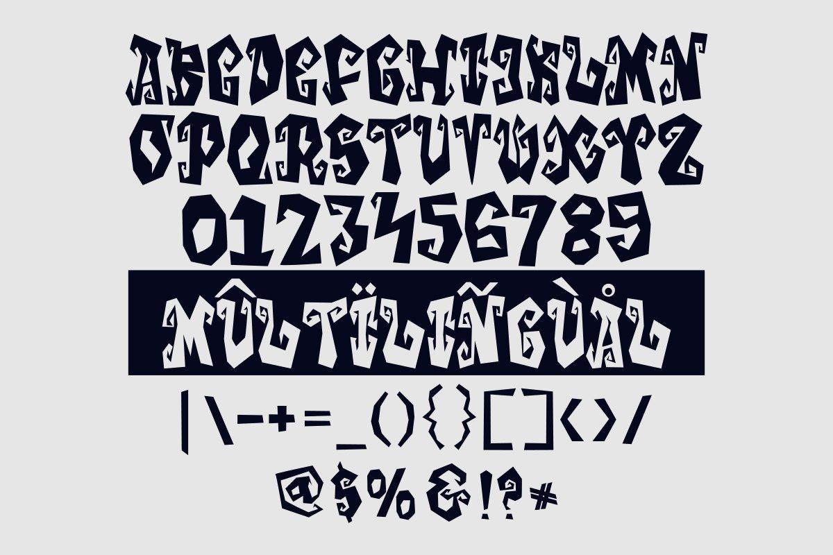 Creepy Garden Font 3