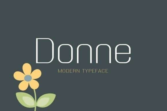 Donne Modern Sans Font