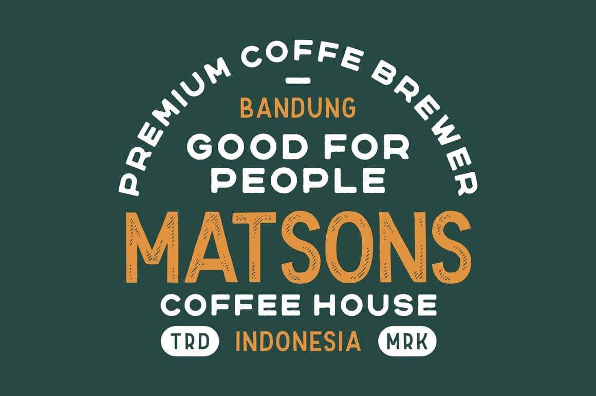 Folkner Display Vintage Font 8