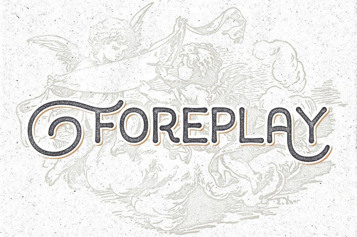 Foreplay Display Font 1