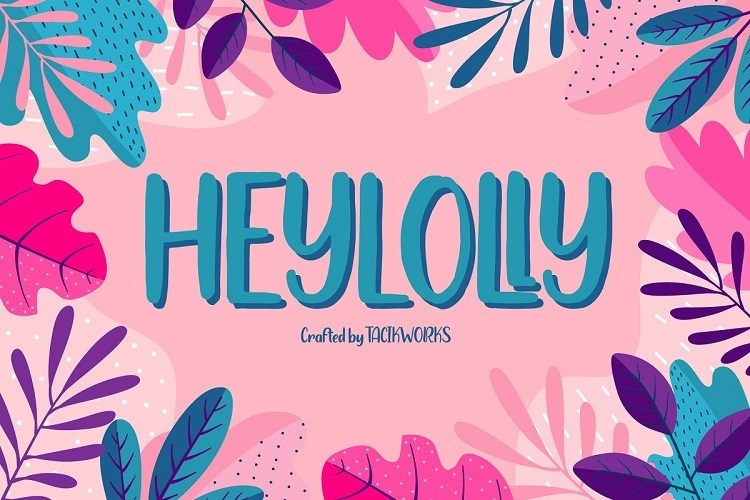 Heylolly Display Font