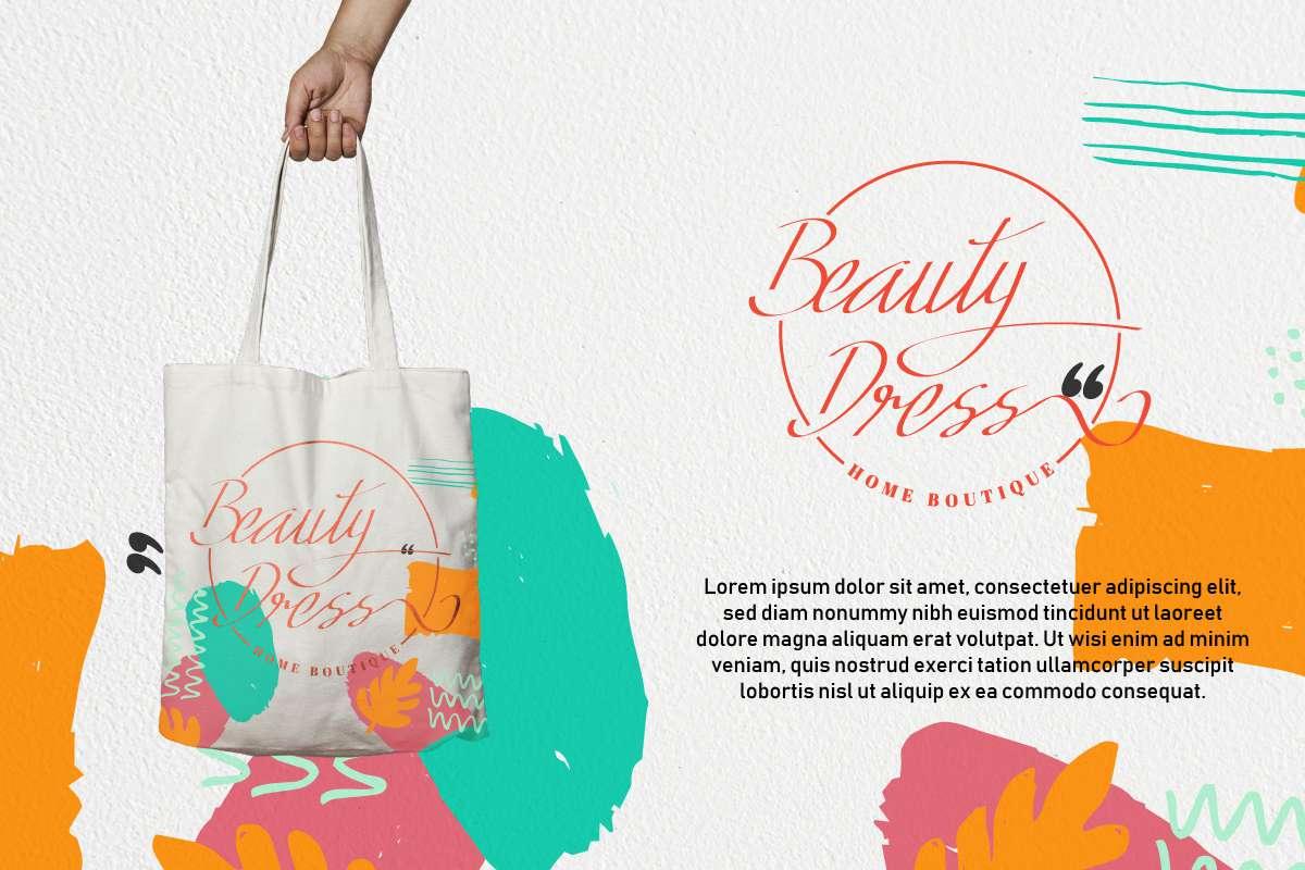 Long Knive Calligraphy Font 9