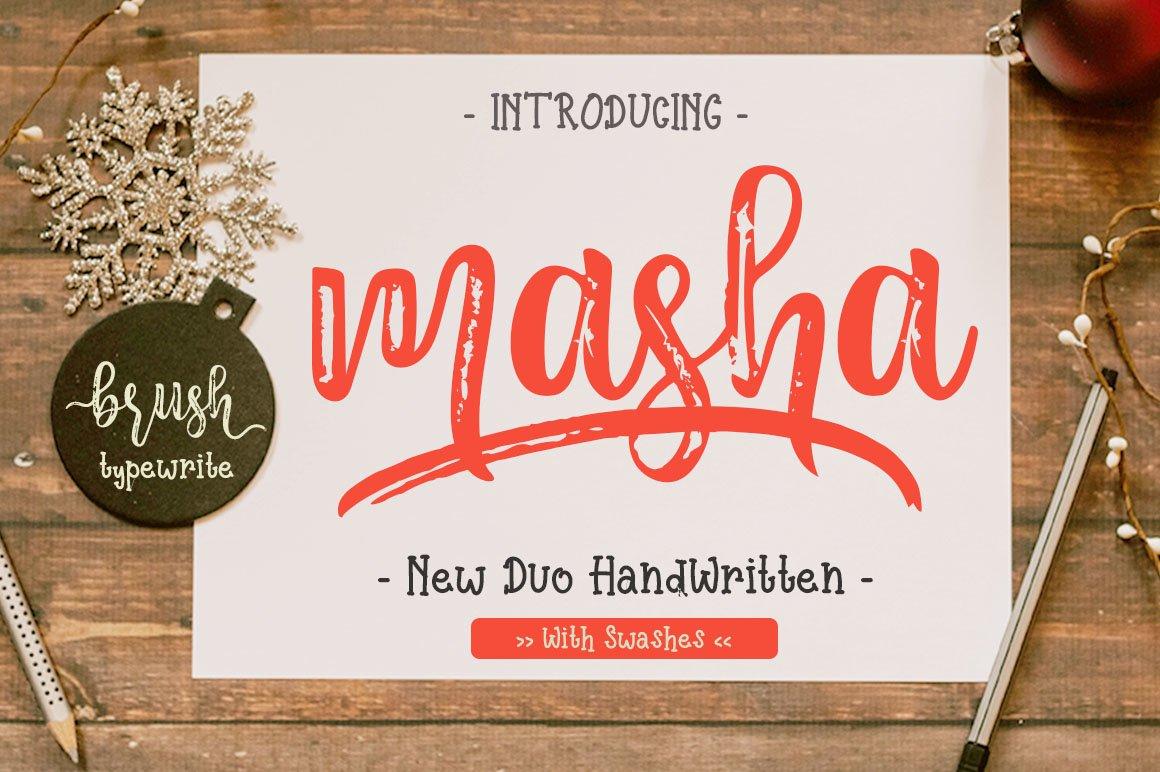 Masha Script Font 1