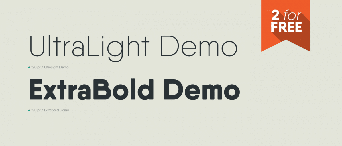 Qanelas Soft 3 Free font weights 4