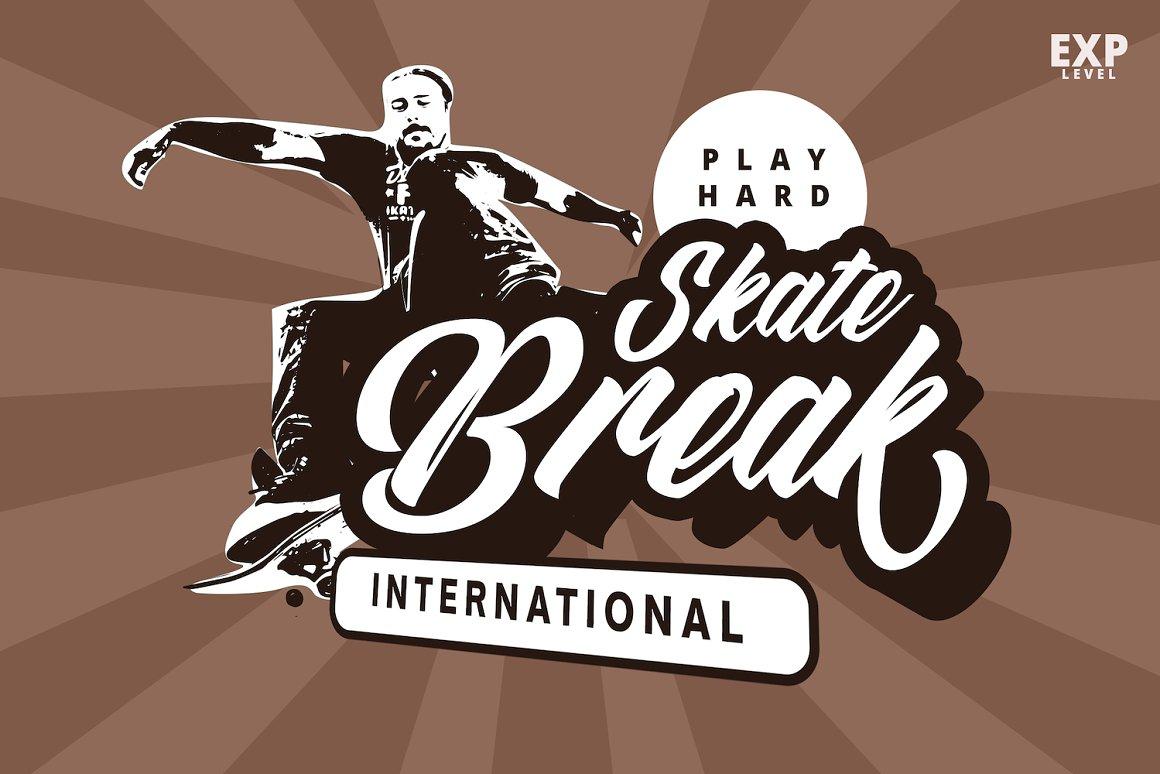 Restu Bundah Retro Script Font 6