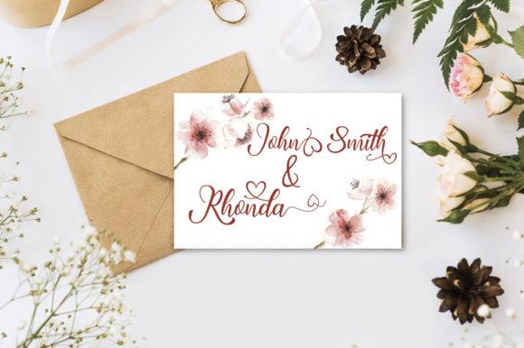 Rhonda Calligraphy Font 1