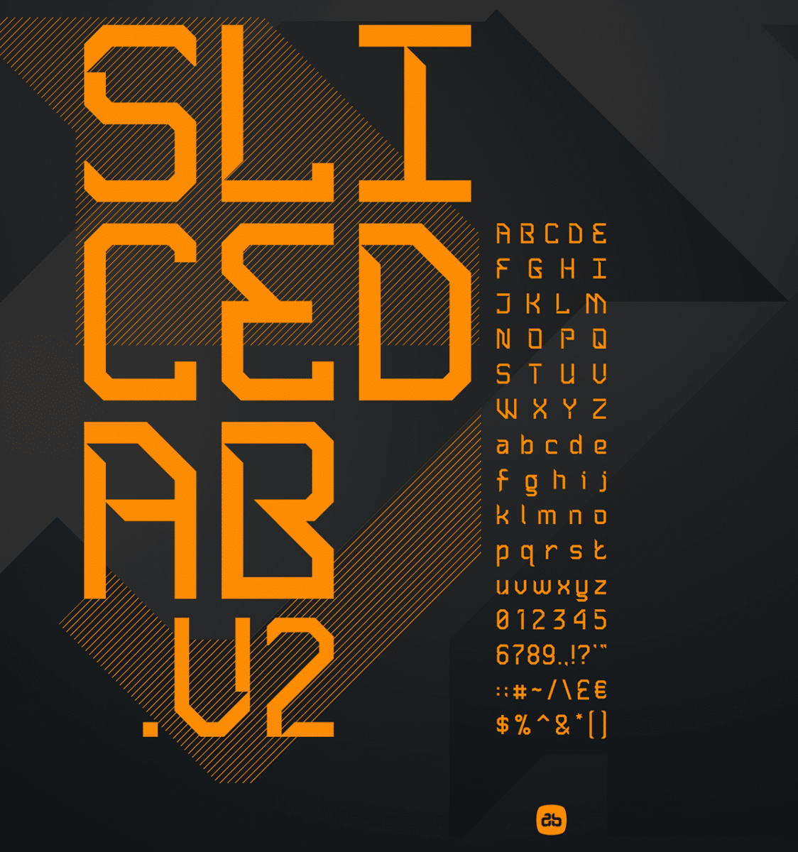 Sliced AB.v2 Font 1
