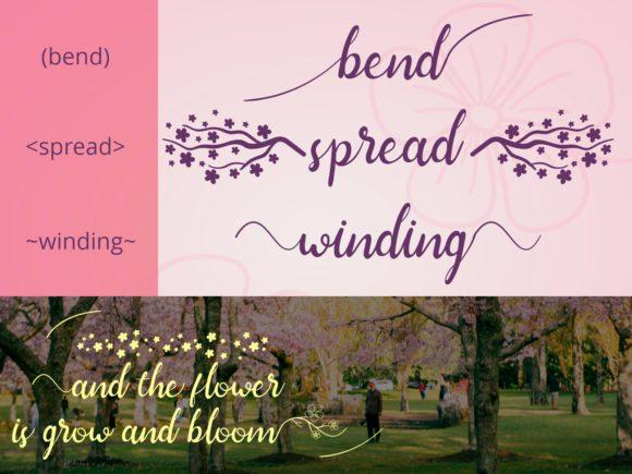 Spring Sakura Font 3