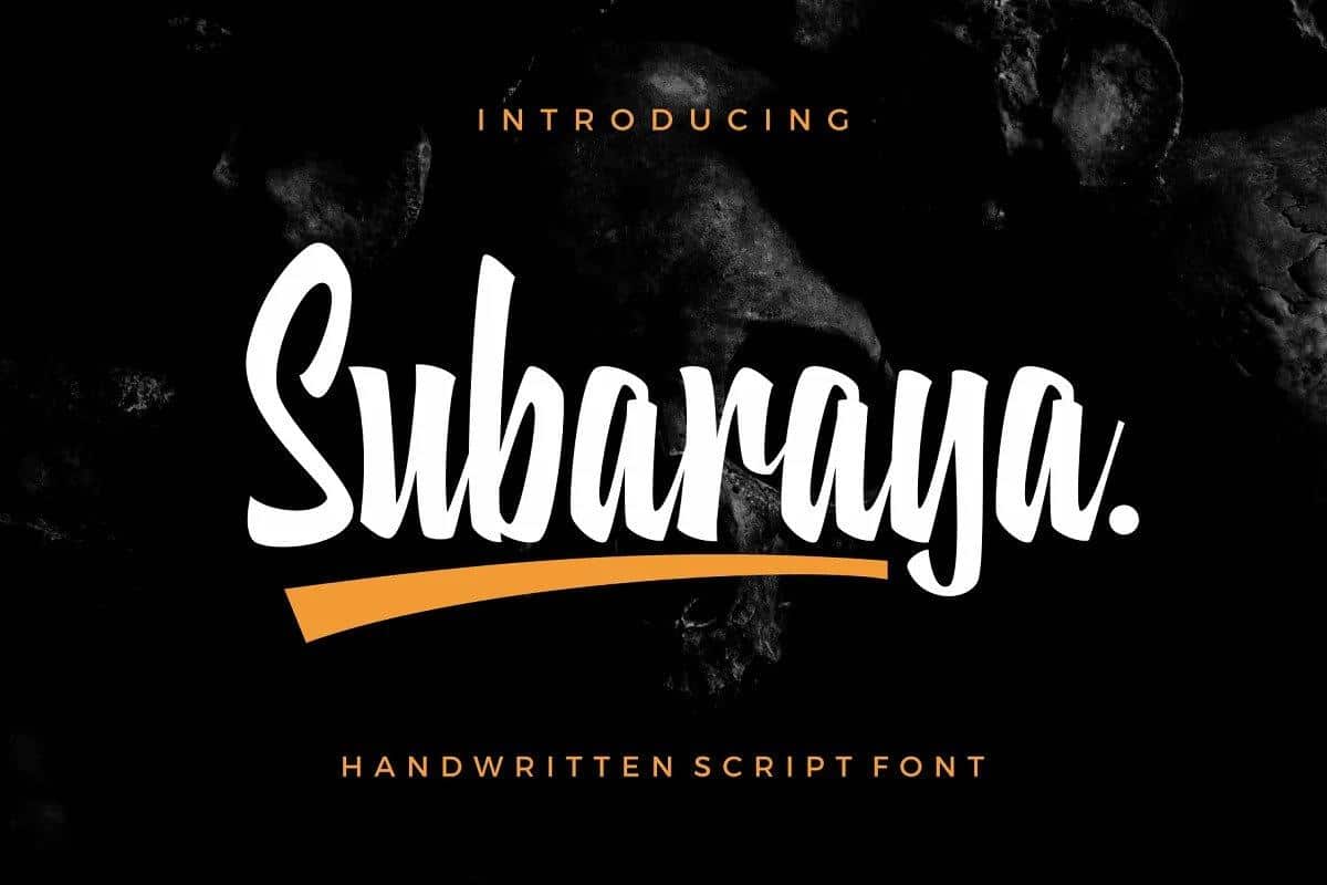 Subaraya Font