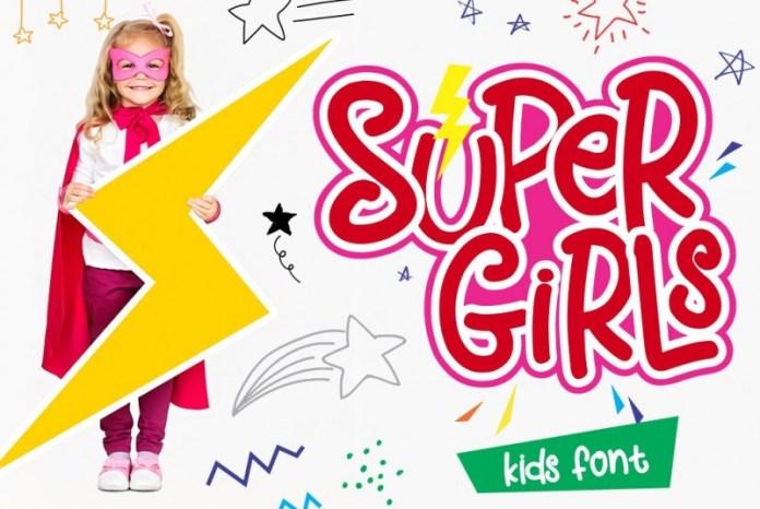 Super Girls Font 1
