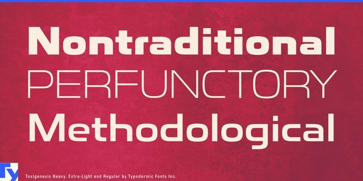 Toxigenesis Font Family 6