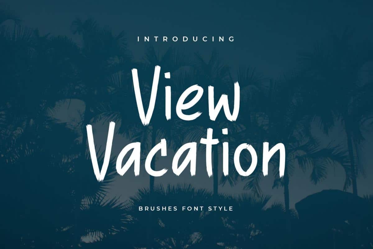 View Vacation Font 1