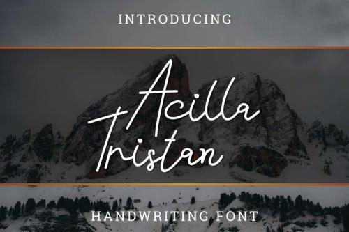 Acilla Tristan Handwriting Font