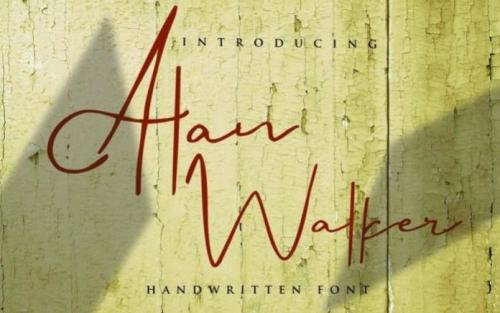 Alan Walker Font