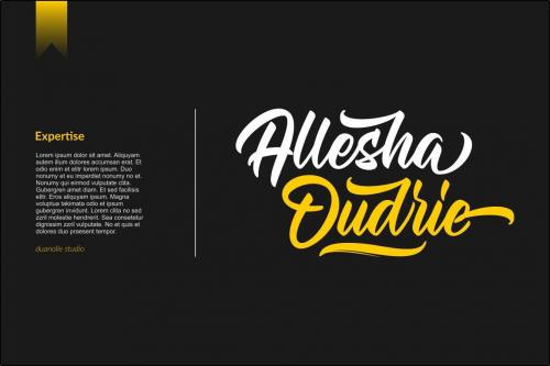 Allegra Ostade Font 2
