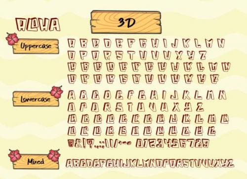 Aloha Font 3