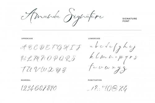 Amanda Signature Font 3