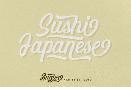 Angler Modern Script Font 7