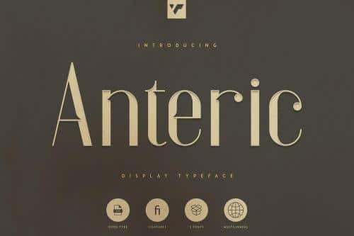 Anteric Sans Serif Font 1