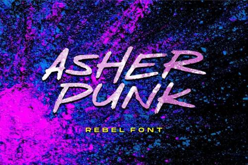 Asher Punk Font 1