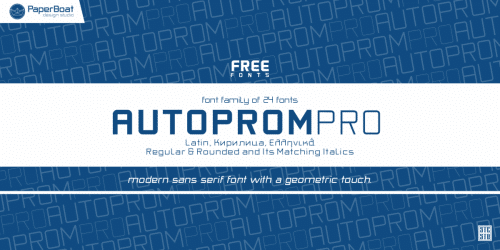 Autoprom Font
